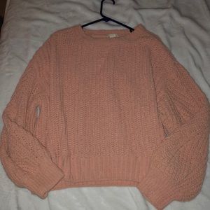H&M Sweater Blush Pink